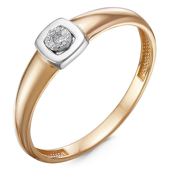 Кольцо, золото, бриллиант, БР111617